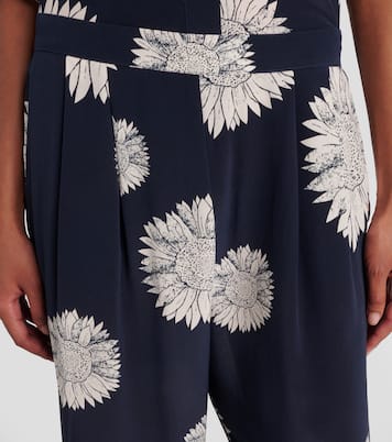 Isola silk crêpe straight pants | Asceno