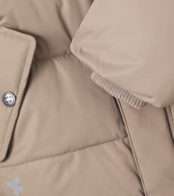 Gael hooded puffer jacket | Wheat