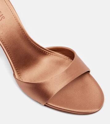 Lidia 70 satin mules | Paris Texas