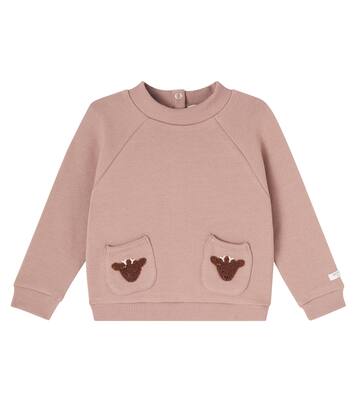 Baby Foppe appliqué cotton sweater | Donsje