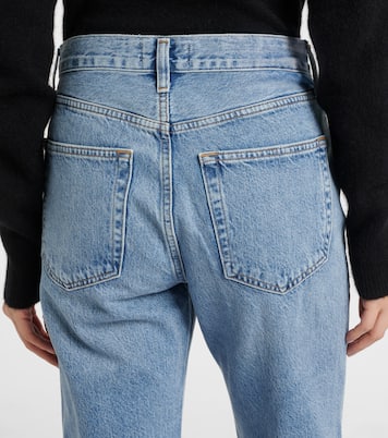 Valen high-rise straight jeans | Agolde