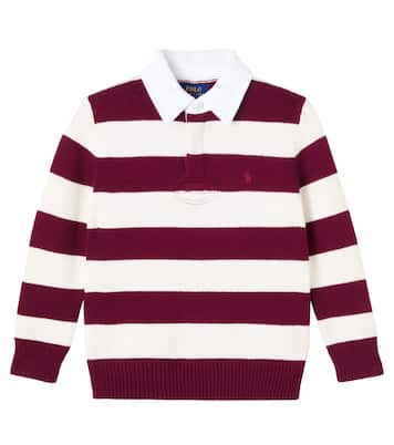 스트라이프 코튼 폴로 스웨터 | Polo Ralph Lauren Kids