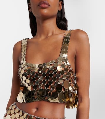 Sequined crop top | Rabanne