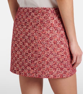 GG金属丝面料花呢迷你半身裙 | Gucci