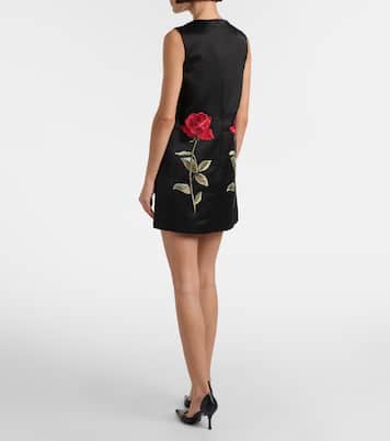Yvonne floral embroidered minidress | Leo Lin