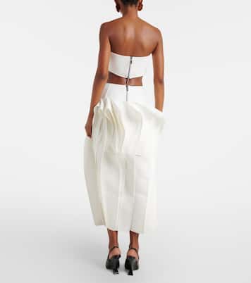 Streaming draped midi skirt | Maticevski