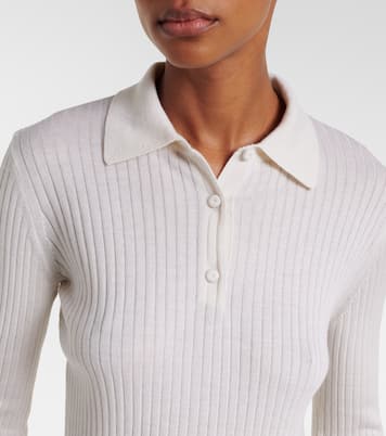 Mxpgitano cashmere and silk polo sweater | Max Mara