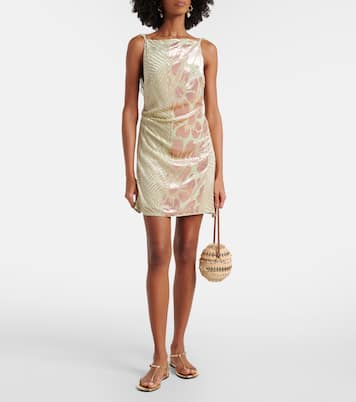 Minikleid Ventura aus Samt und Mesh | SIR