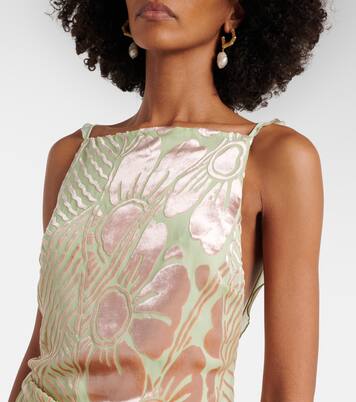 Minikleid Ventura aus Samt und Mesh | SIR