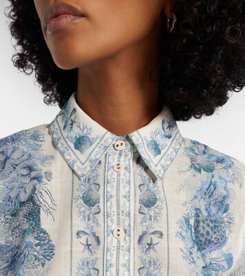 Wanderlust cotton shirt | Zimmermann