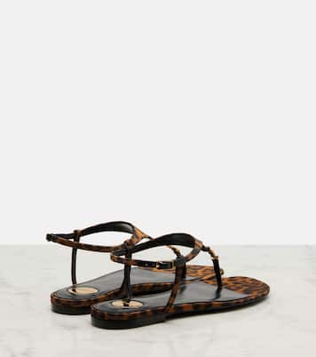 Bedruckte Sandalen Cassandra | Saint Laurent