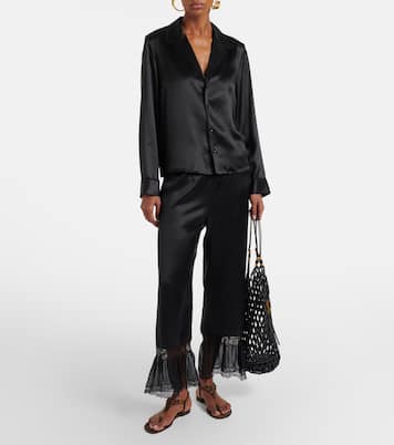 Bedruckte Sandalen Cassandra | Saint Laurent