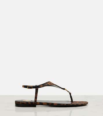 Bedruckte Sandalen Cassandra | Saint Laurent