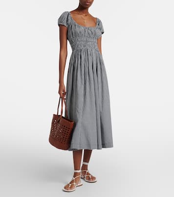 Vestido midi Quinley de algodón | Dôen