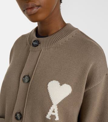 Ami de Cœur wool and cotton cardigan | Ami Paris