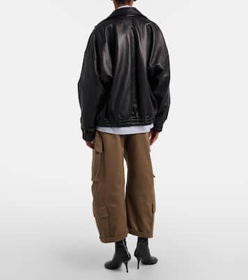 Pama cropped cotton twill barrel-leg cargo pants | Acne Studios
