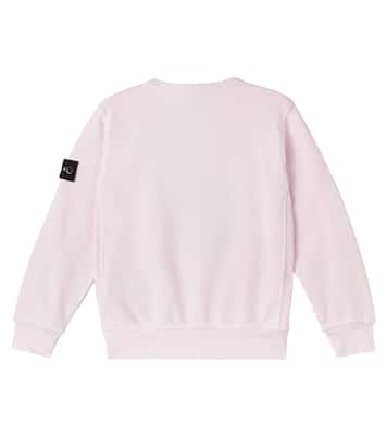 Compass cotton jersey sweatshirt | Stone Island Junior