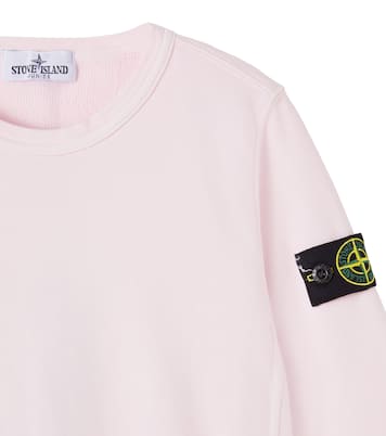 Compass cotton jersey sweatshirt | Stone Island Junior