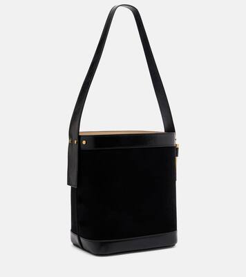 La Medusa suede shoulder bag | Versace