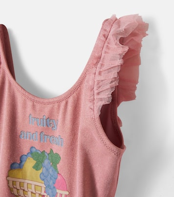 Amandine tulle-trimmed swimsuit | Konges Sløjd