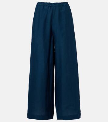 Pantaloni a gamba larga Select in lino | Eres