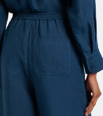 Pantaloni a gamba larga Select in lino | Eres