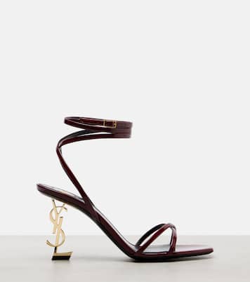 Opyum 85 patent leather sandals | Saint Laurent
