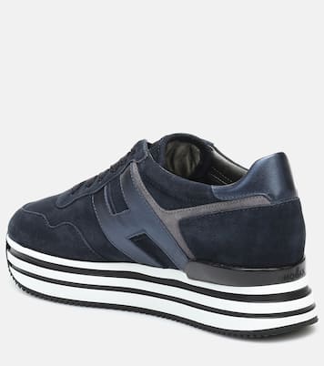 Sneakers Midi Platform in suede | Hogan