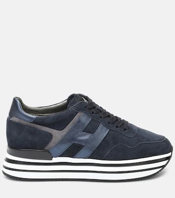 Sneakers Midi Platform in suede | Hogan