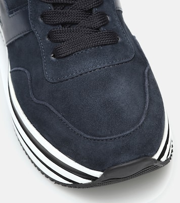 Sneakers Midi Platform in suede | Hogan