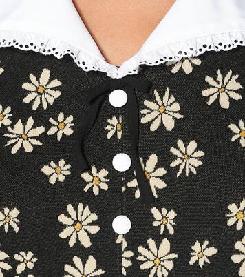 Robe à fleurs | Miu Miu