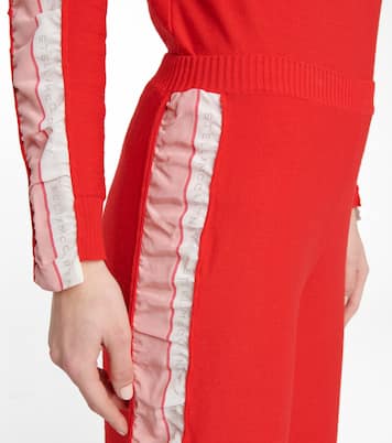 Silk-trimmed wool sweatpants | Stella McCartney
