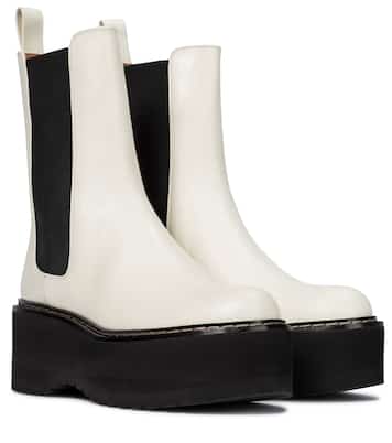 Botas de piel con plataforma | Paris Texas