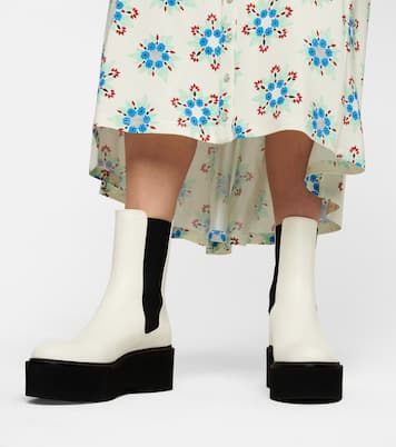 Botas de piel con plataforma | Paris Texas