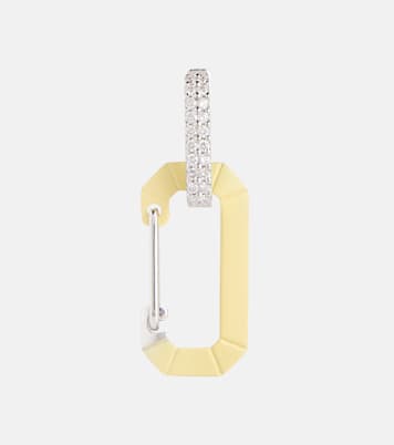 Chiara Small 18kt gold single earring with diamonds | Eéra