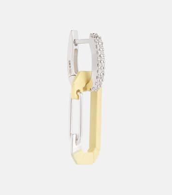 Chiara Small 18kt gold single earring with diamonds | Eéra