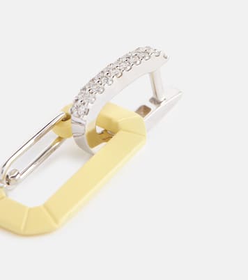 Chiara Small 18kt gold single earring with diamonds | Eéra