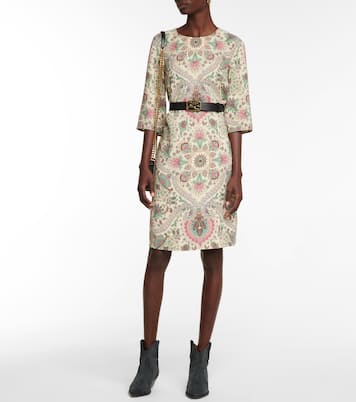 Paisley stretch-cady midi dress | Etro