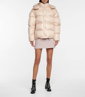 Nylon quilted down jacket | Miu Miu