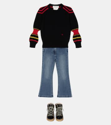 x The Woolmark Company - Pullover in lana | Victoria Beckham Kids