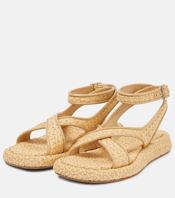 Gia/Rhw Sandalen Rosie 17 aus Raffiabast | Gia Borghini