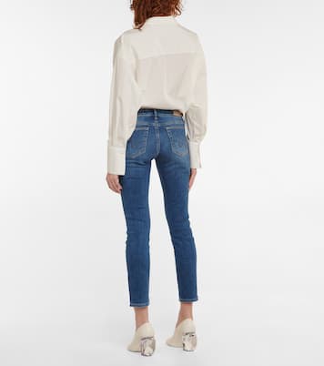 Prima Ankle mid-rise skinny jeans | AG Jeans