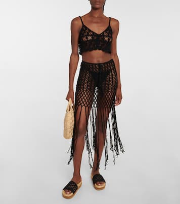 Top cropped in cotone | Anna Kosturova