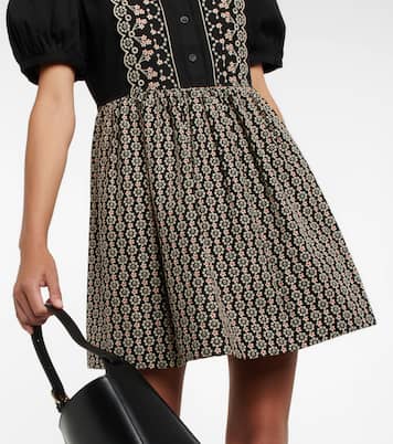 Besticktes Minikleid aus Baumwolle | See By Chloé