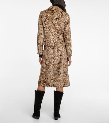Leopard-print biker jacket | Etro