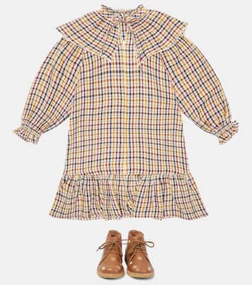 Robe Berenice en coton à carreaux | The New Society