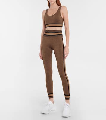 Marle high-rise cropped jersey leggings | The Upside