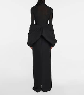 Abito lungo in lana e mohair | The Row