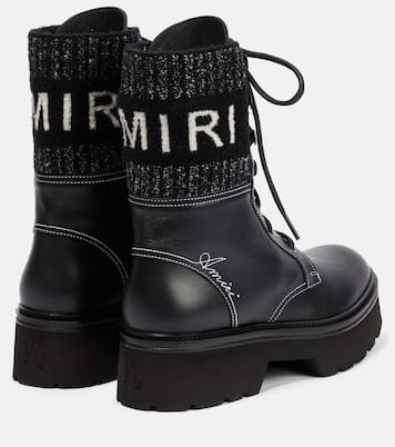 Stivali stringati in pelle | Amiri