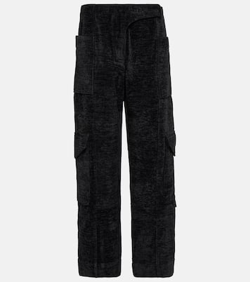 Pantaloni in ciniglia con vita alta | Ganni